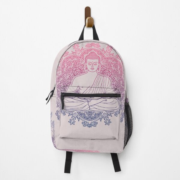Item preview, Sitting Buddha with Mandala Background designed and sold by SoccaTamam.