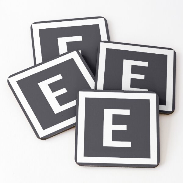 Item preview, Letter Tile E designed and sold by CyberCult Store.