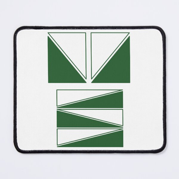 Item preview, Triangular shapes forming a muscular image designed and sold by StencilMyst ..
