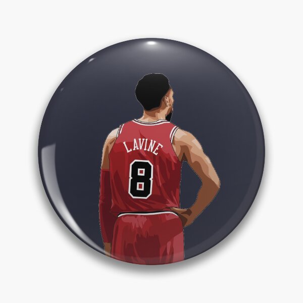 Item preview, Zach Lavine Vector Back Qiangy designed and sold by qiangdade.