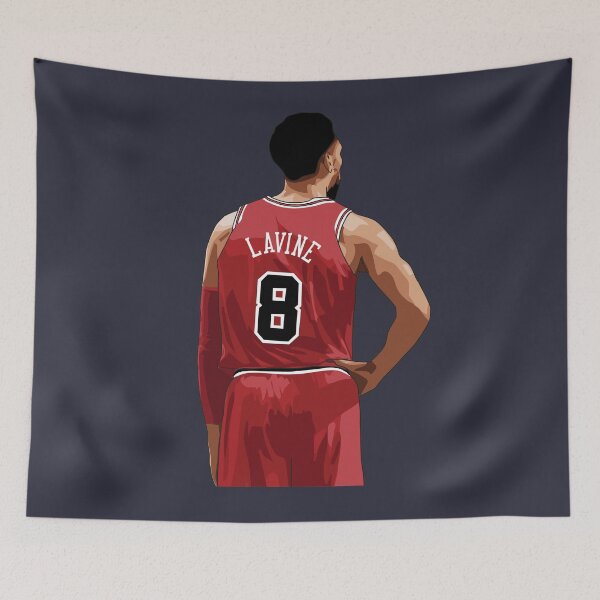 Item preview, Zach Lavine Vector Back Qiangy designed and sold by qiangdade.