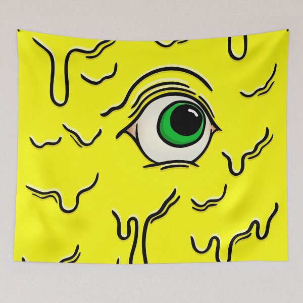 Item preview, Yellow & Green Slimy Cyclops Eye designed and sold by potatoegoat.
