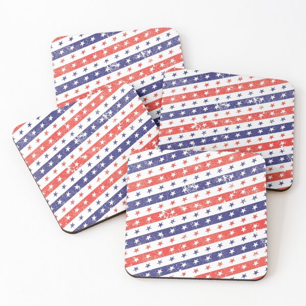 Item preview, Blue White Red Stars And Striped - Pattern designed and sold by StarsForgers.