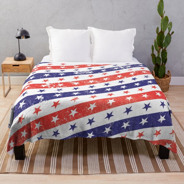 Item preview, Blue White Red Stars And Striped - Pattern designed and sold by StarsForgers.