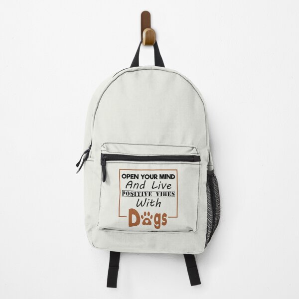 Item preview, Open Your Mind And Live Positive Vibes With Dogs: Cute Pet Tee - Gift for Dog Lovers - Dogs Owners Shirt. designed and sold by Firdaous-Shop.