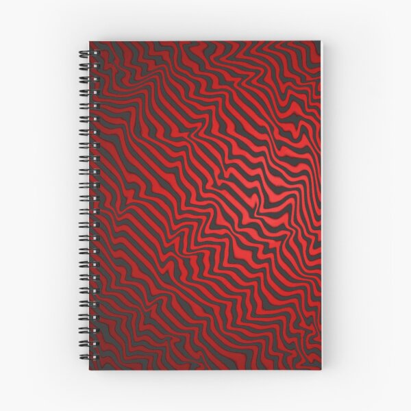 Item preview, Red Stripes Wavy Illusion designed and sold by Printshac.