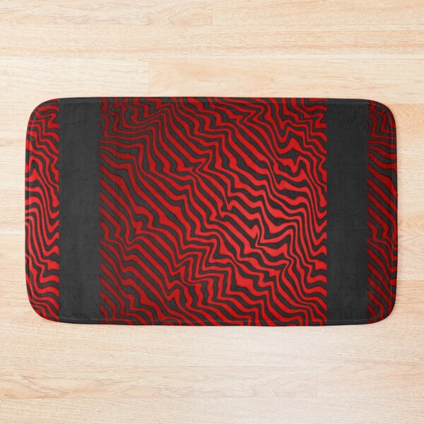 Item preview, Red Stripes Wavy Illusion designed and sold by Printshac.