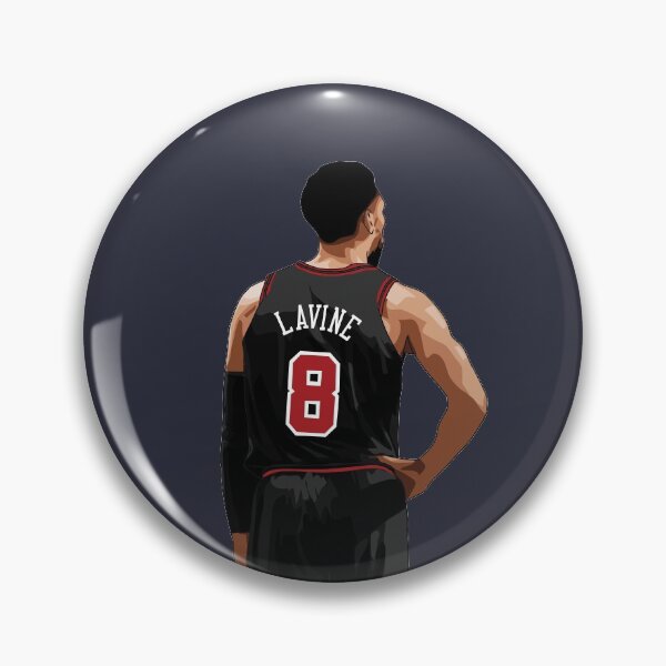Item preview, Zach Lavine Vector Back Qiangy designed and sold by qiangdade.