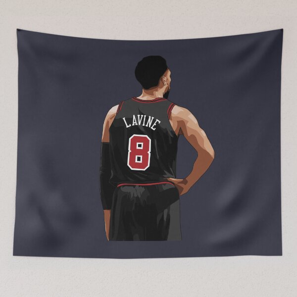 Item preview, Zach Lavine Vector Back Qiangy designed and sold by qiangdade.