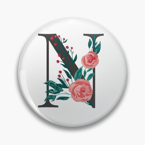 Item preview, Letter N Roses designed and sold by Terelaska.