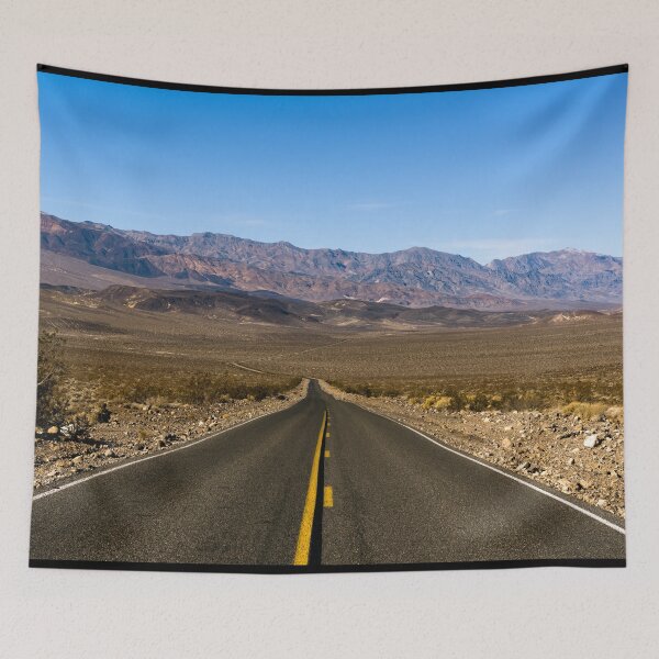Item preview, A long, straight road to the horizon in Death Valley National Park designed and sold by OrcaNature.