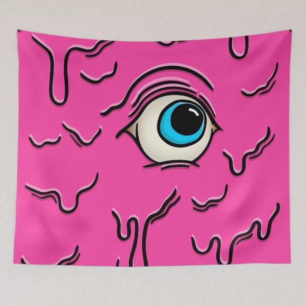 Item preview, Pink & Blue Slimy Cyclops Eye designed and sold by potatoegoat.