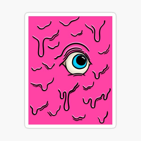 Artikel-Vorschau von Rosa & Blaues schleimiges Zyklopenauge, designt und verkauft von potatoegoat.