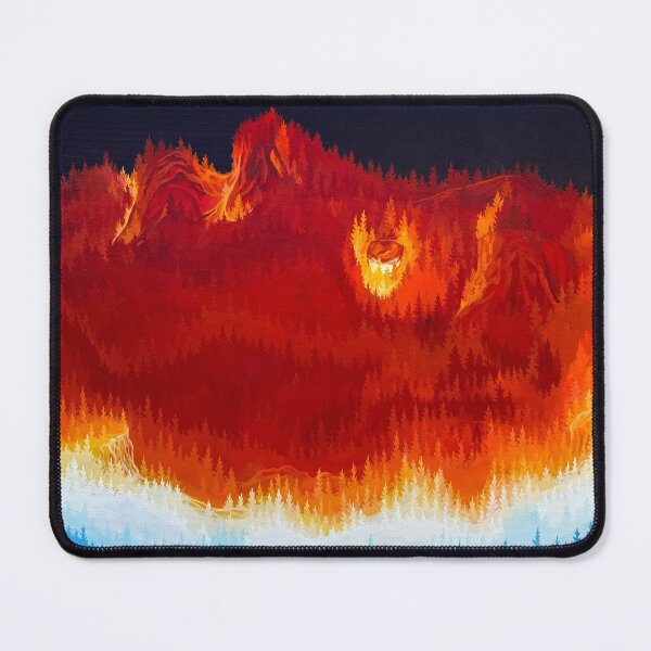 Item preview, Beautiful Burning Columbia designed and sold by TeshiasCanvas.