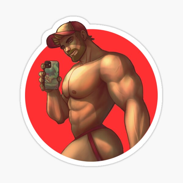 But first, let me take a selfie Glossy Sticker