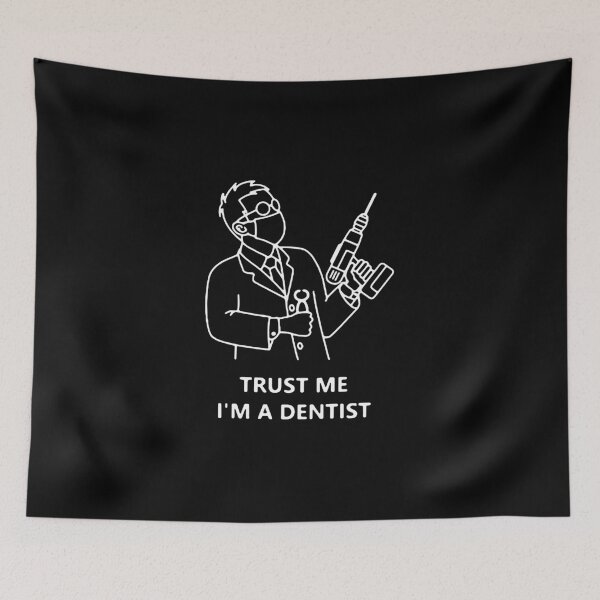 Item preview, Trust me I am Dentist Love Dentist Smile Love Dental Care periodontist Tooth ache Beat Essential Gift Premium Apparel Funny Holiday Xmas designed and sold by DesignByHeartUK.