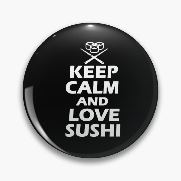 Item preview, Keep Calm Love Suchi Funny Loving as Saumon Couple - Sushi Hug  Gifts ,Gift Mom,Gift dad,Gift friend Funny Art Design Happy Apparel Essential Inspiration Joy Mood designed and sold by DesignByHeartUK.