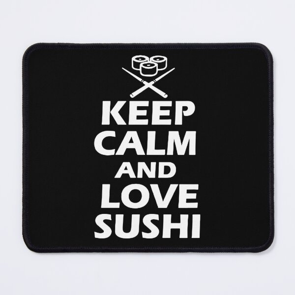 Item preview, Keep Calm Love Suchi Funny Loving as Saumon Couple - Sushi Hug  Gifts ,Gift Mom,Gift dad,Gift friend Funny Art Design Happy Apparel Essential Inspiration Joy Mood designed and sold by DesignByHeartUK.