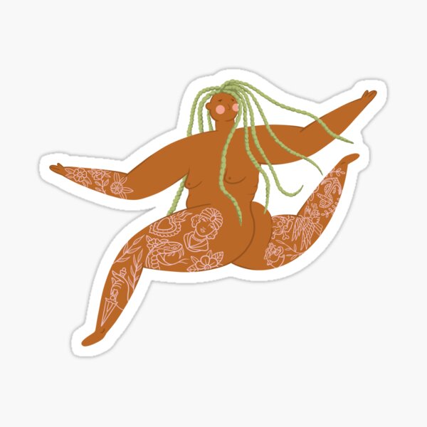 Item preview, Copy of Feminist Body Positivity Girl with Tattoos  designed and sold by Monica  Segura.