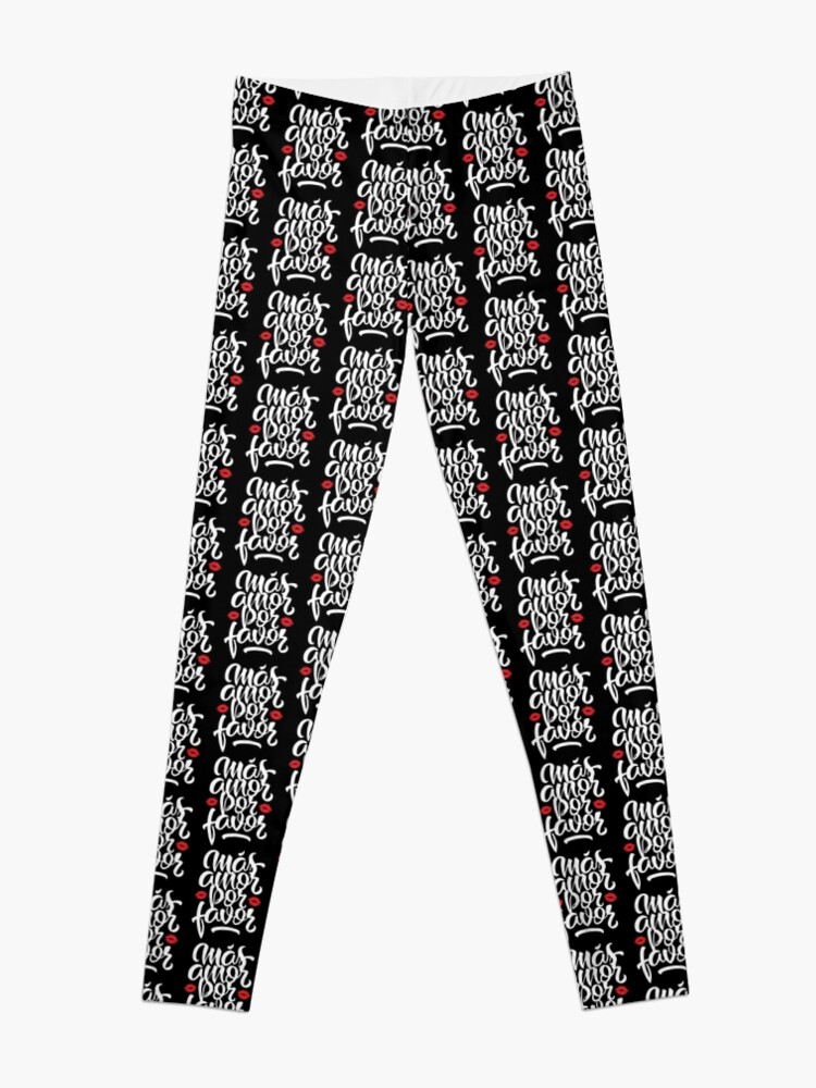 Mas Amor por Favor for Women Hispanic Spanish Latina Love Leggings for  Sale by NUMAcreations