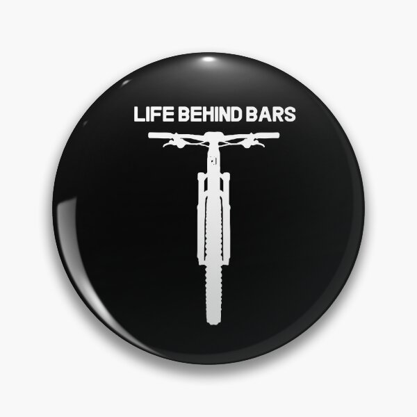Aperçu de l'œuvre Life behind Bars love cycling mountain bike mtb funny mtb I love Riding Art Design Happy Apparel Essential Inspiration Joy Mood Funny créée et vendue par DesignByHeartUK.