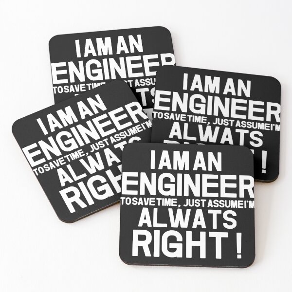 Item preview, Funny I am Enineer and I am always Right Engineering Funny Saying Fathersday Electronics Gift Premium Apparel Funny Holiday Xmas designed and sold by DesignByHeartUK.