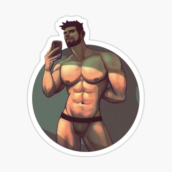 But first, let me take a selfie Glossy Sticker