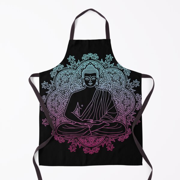 Item preview, Colorful Sitting Buddha with Lotus Flower Mandala Background 7 designed and sold by SoccaTamam.