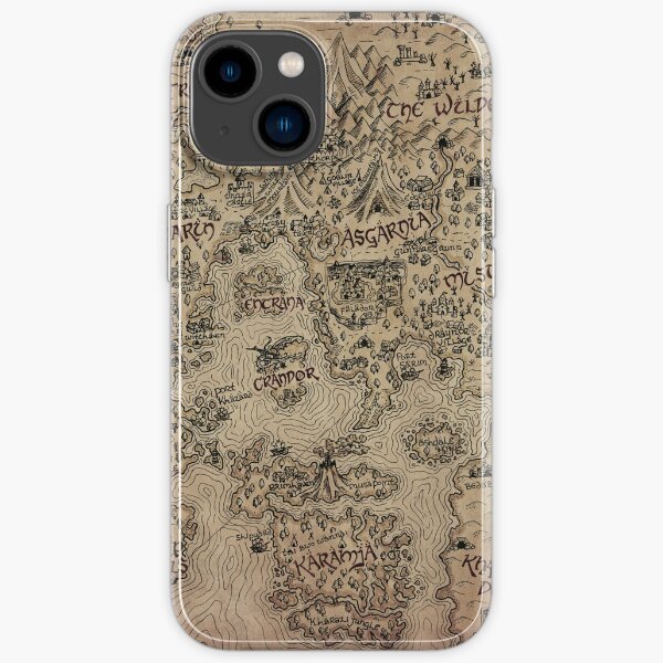 "Vintage Map of Gielinor inspired by RuneScape OS" iPhone Case for Sale
