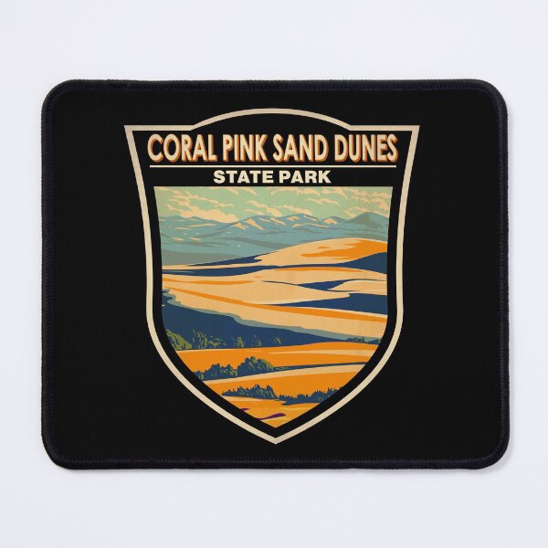 Item preview, Coral Pink Sand Dunes State Park Utah Badge designed and sold by KrisSidDesigns.
