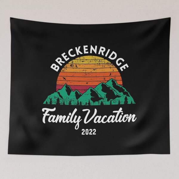 Item preview, Colorado Rocky Mountains Family Vacation 2022 Breckenridge print designed and sold by jakehughes2015.