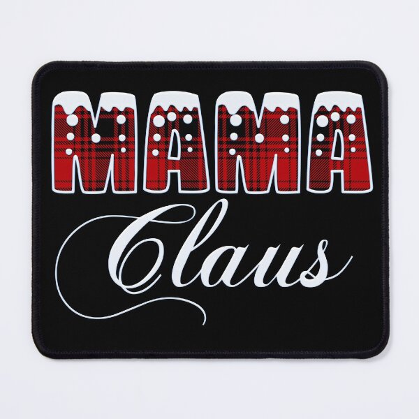 Item preview, Mama Claus Christmas Buffalo Plaid designed and sold by odrito.
