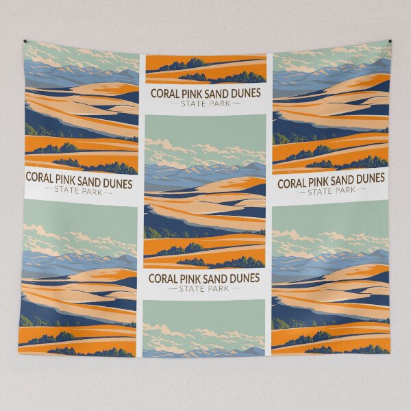 Item preview, Coral Pink Sand Dunes State Park Utah Vintage designed and sold by KrisSidDesigns.