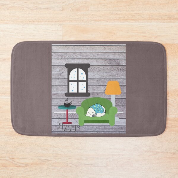 Artikelvorschau, Hygge 2 - Winter Comfort, Scandanavian Relaxation Polar Bear Snoozing entworfen und verkauft von apathecary.