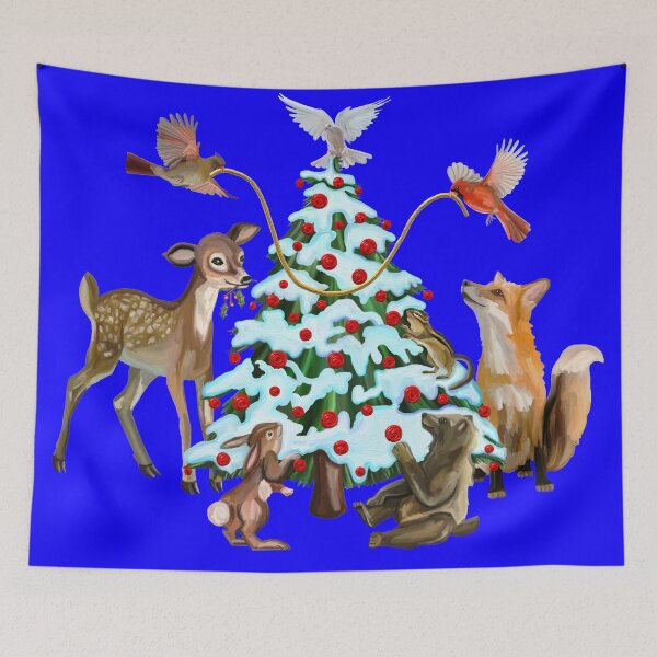 Item preview, Holiday Woodland Animals Decorate the Tree designed and sold by Deborah Camp.