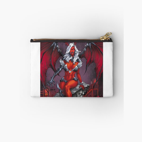 Item preview, Cyberpunk succubus sits in hell designed and sold by jackscomics.