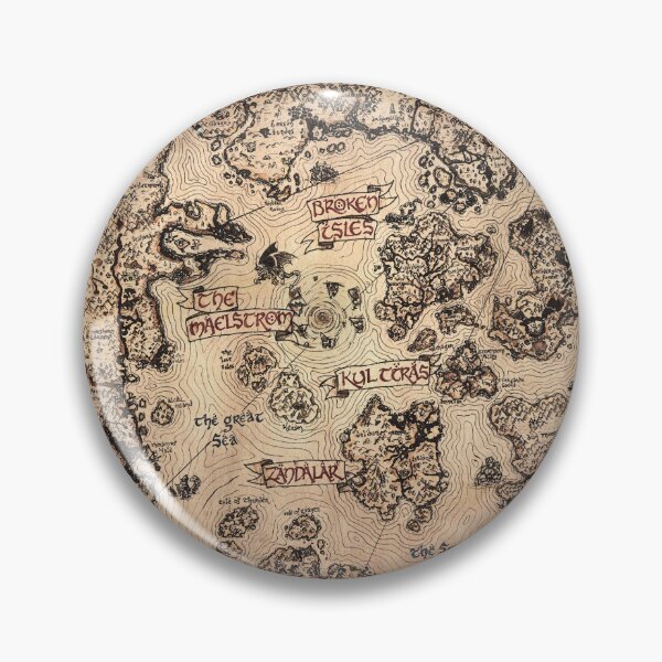 Item preview, Vintage Map of Azeroth from World of Warcraft designed and sold by Pixel Perks.