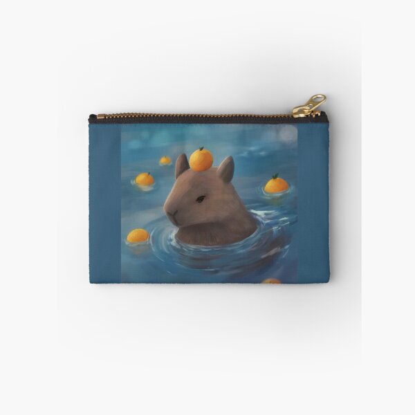 Item preview, Swimming capybara designed and sold by Sheepdreams.