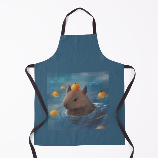 Item preview, Swimming capybara designed and sold by Sheepdreams.