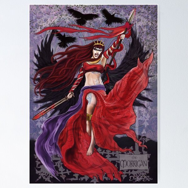 Item preview, Celtic Goddess - The Morrigan designed and sold by Dan Goodfellow.