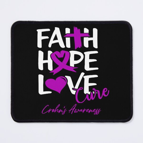 Item preview, Faith Hope Love Cure Crohn's Awareness designed and sold by Grooffos.