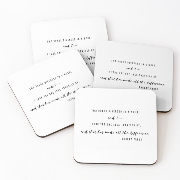 Item preview, Robert Frost's, "The Road Not Taken" | Poem designed and sold by WordsToArt.