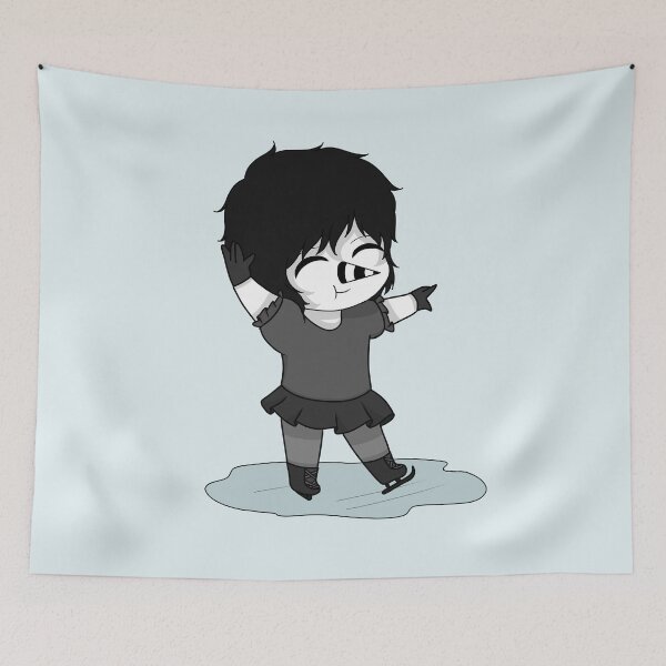 Item preview, laughing jack ice skates designed and sold by EveryCuteThings.
