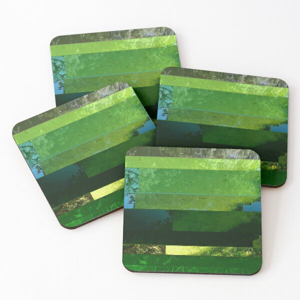 Item preview, Pond Paradise 00656 - little fish, placid water, and lush plants designed and sold by PetraTrimmelArt.