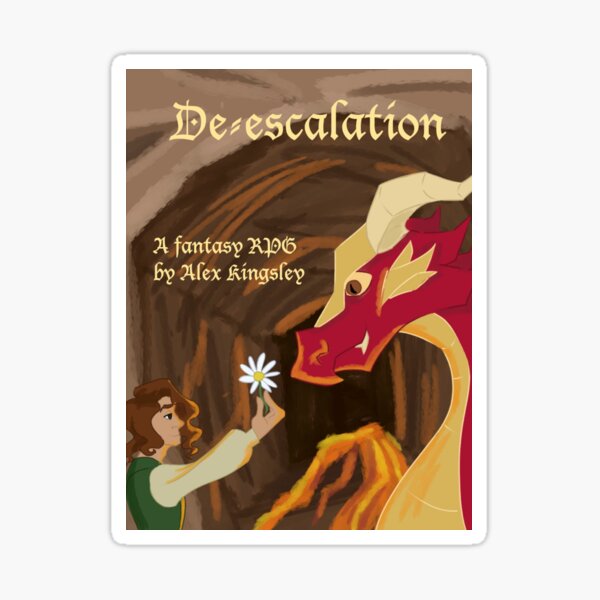 De-Escalation Cover Art Sticker