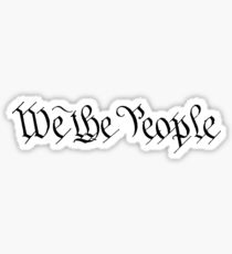 We the People Sticker