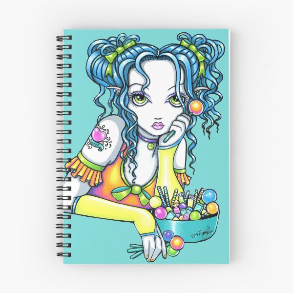 Item preview, Alisha Rainbow Candy Tattoo Fairy by Myka Jelina designed and sold by Myka Jelina.