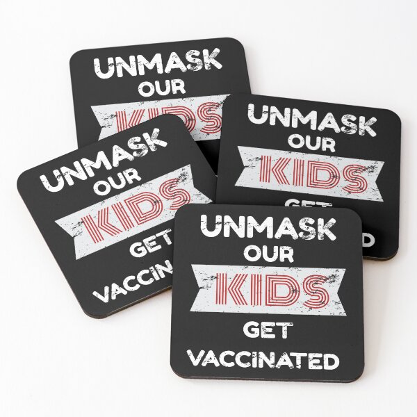 Item preview, Copy of Unmask Our Kids Get Vaccinated Vintage Educating Motivating  designed and sold by adamtepl.