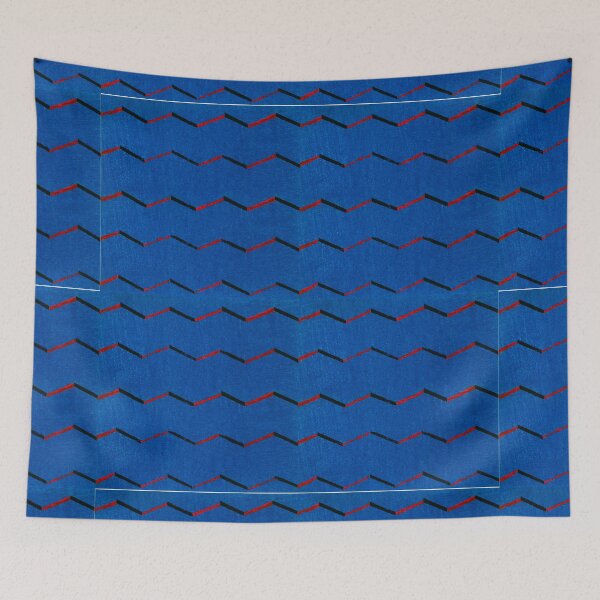 Item preview, Patrón de zigzag negro y rojo designed and sold by TheHyggeLab.