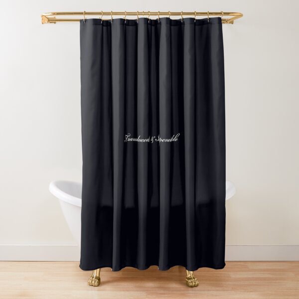 Translucent & Impenetrable Shower Curtain